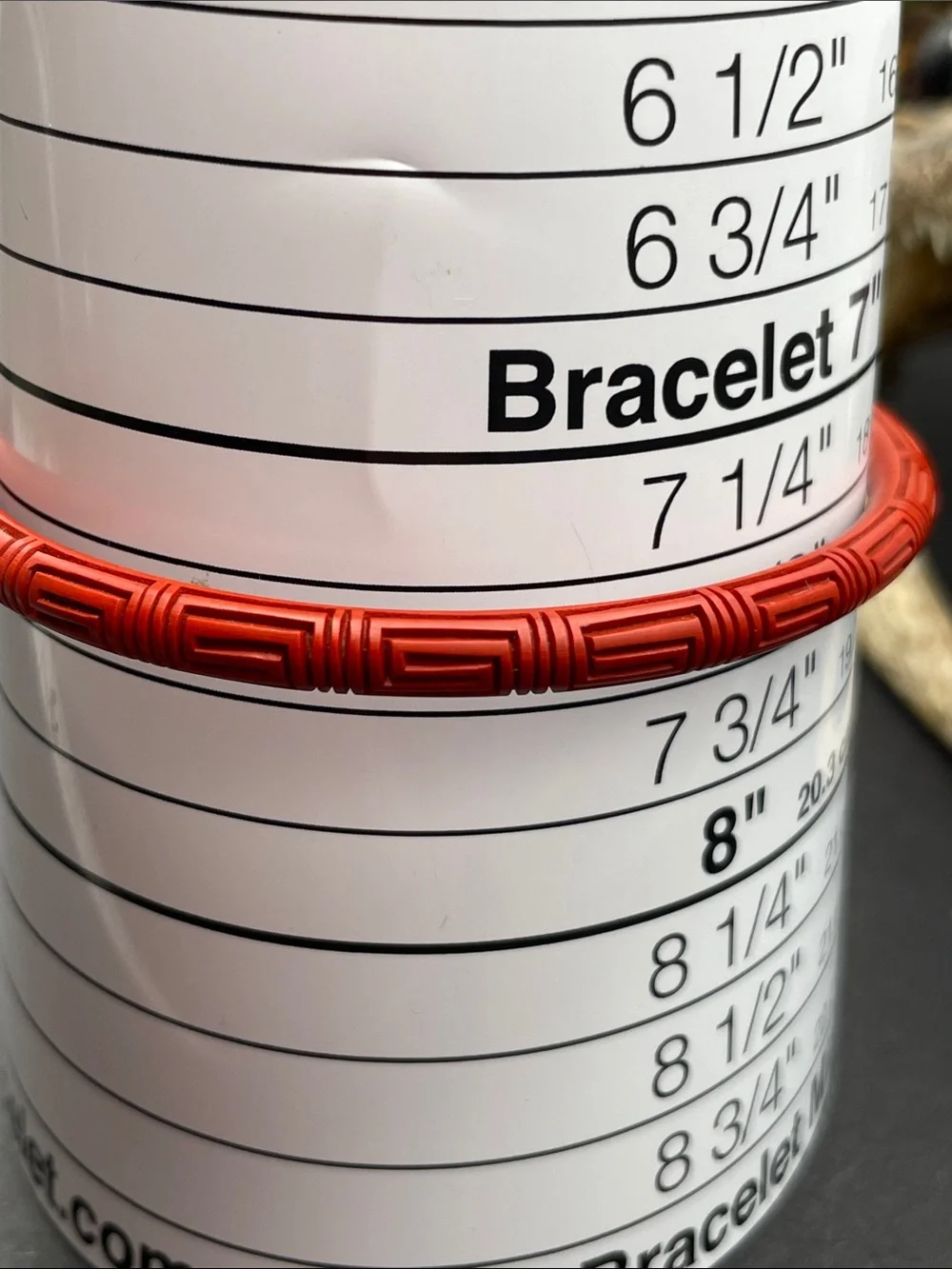 Cinnabar bangle vintage